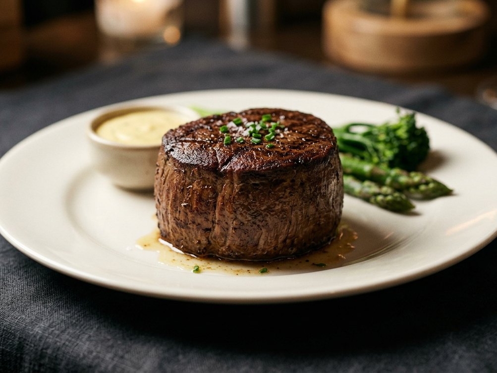 Filet mignon, served whole