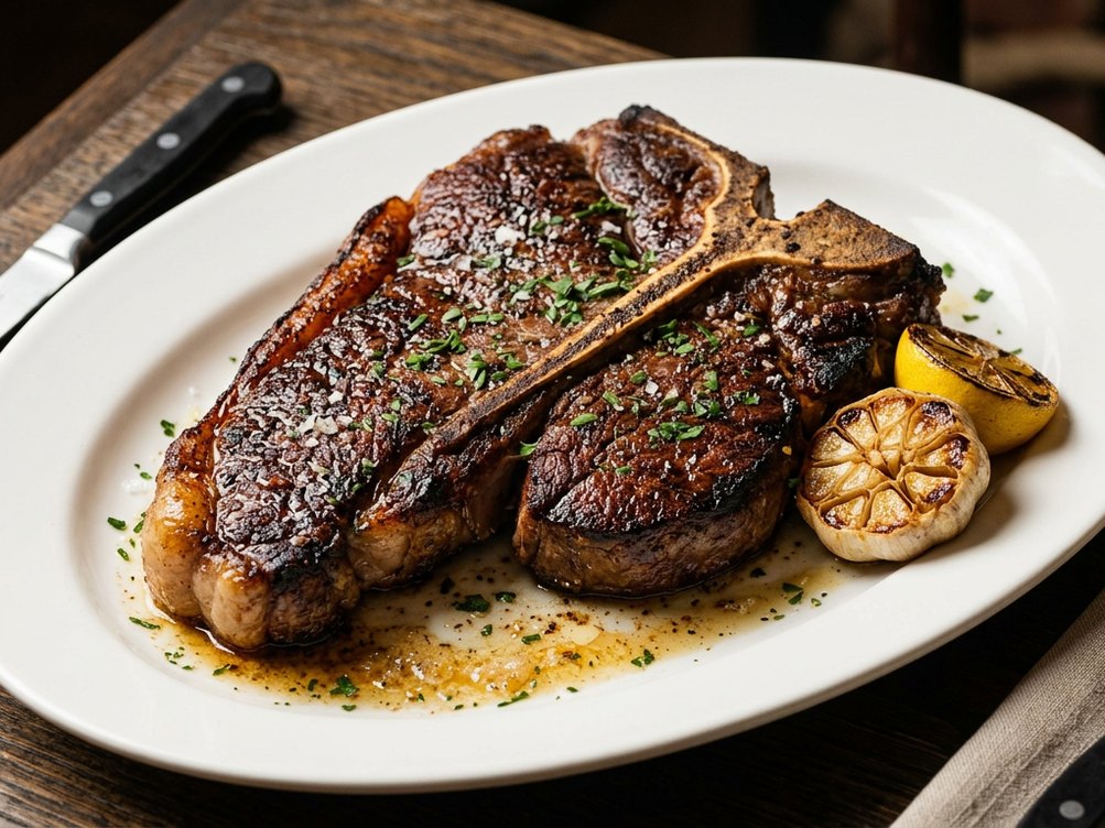 Porterhouse, served whole